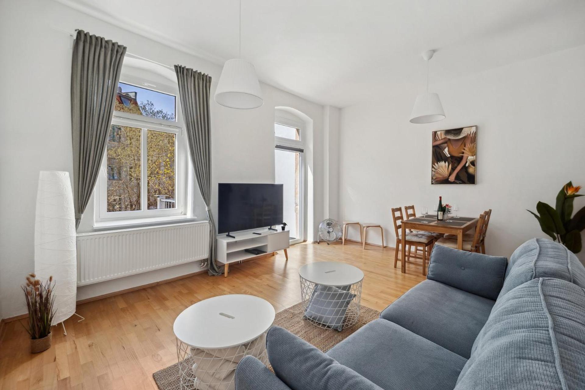 Apartment Helle Altbauwohnung 3 & Balkon - Nahe Uni & Zentrum Dresden